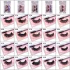 3D Mink Lashes Rzęs Szczotka Pędzetki Zestaw Laserowy Lash Bag Opakowanie Fałszywe Rzęsy Grube Fake Eye Lashes Lashes