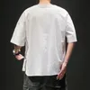 9xl 8xl 7xl 6xl 5xl plus size verão curto manga curta camiseta masculina solta hip hop jovem estudante camisa manga 220314281e