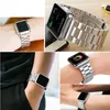 Bracelet de montre intelligent Bracelet en métal pour Apple Watch Series Ultra 8 7 6 SE 5 4 3 Accessoires iWatch Bracelet en acier inoxydable Bracelet 38 40 41 42 45 49 mm Bracelet de montre