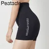 Peatacle Sexy Yoga Pantaloncini a vita alta Femme Training Allenamento fitness Ladies Short Running Donna Pantaloncini a compressione Donna T200412