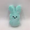 Jouets en peluche joyeuses pâques pour enfants, 15cm, lapin rouge bleu jaune, jouets en peluche 8997063