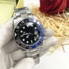 INS New Luxury Mens 선물 시계 딥 세라믹 베젤 스테인레스 스틸 시계 무브먼트 Mens Watch 가장 빠른 도착 글라이드 잠금 걸쇠 자동식 무브먼트