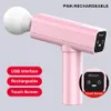 Mini Portable Massage Gun Muscle Massager Head Back Neck Ben Body Sports Relaxation SOOTHING Touch Screena266619028