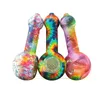 Silicone Pipe Smoking Pipes With Oil Herb Hidden Bowl Tobacco Pyrex Colorful Bong Spoon Pipe MOQ 10 Pieces