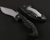 Promotional Survival Tactical Folding Blades Knife 440c 58hrc Titanium Finish Blade Knifewith Retail Box