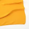 Nouveau foulard ethnique monochrome froissé naturel, longue écharpe respirante en crêpe Shun pour femmes, offre spéciale en 2020