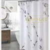 Cortinas de chuveiro Juyang estilo nórdico simples cortina à prova d'água. Cortina de poliéster à prova de mofo