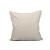 2021 17*17 inches Natural Canvas Pillow Case Undyed Cotton Throw Cushion Cover Blank Sofa Pillow Casefor hand-painting