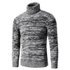 TFU MĘŻCZYZN AUTUMN Casual Mixed Color Bawełna polaru turtleck sweter pullovers zima moda ciepła grubość 20121
