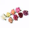 6 peças Rosas de seda parede de flor para decoração de casamento Flores decorativas cortantes de plantas artificiais DIY A Cap G qylcvc