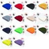 Fall and Winter Landlord Hat Casual Versatile Cap Knitted Wool Hat Solid Color Warm Outdoor Street Hat 14 Colors T3I51439
