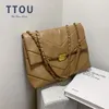 Zima Duża Podróże Ramię Skórzana PU PiLana torba Kobieta Luksusowe Torebki Kobiety Torby Designer Sac Główny Femme Q1118