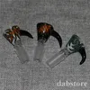 Ciotola di vetro colorato Bong narghilè 14mm 18mm Maschio diversi stili Ciotole di vetro Bong per tabacco per pipa ad acqua Dab Oil Rigs