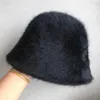 Fisherman 's Hat Wool Bucket Basin Retro Hat Knitted Sulture Winter Fashion 260K