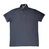 Poloshirt heren zomersportjack met korte mouwen en grote maten katoenen revers T-shirtoveralls