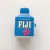 3D Cute Fiji Water Drink Case for AirPods 1 2 Pro Hörlurar Skyddskåpa för Apple Bluetooth Earphones Full Body Cases Silicone TPU
