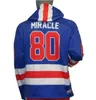 Custom Team USA 1980 Miracle On Retro Hockey Hoody Jerseys Any Name Any Number Stitched Hoodies Sport Sweater Size S-3XL