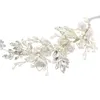 Headpieces MyFeivo Musujące Rhinestone Bridal Tiara Silver Ślubna Sukienka Akcesoria HQ1428