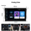 Android 8.1 2 Din Araba Radyosu Multimedya Oyuncu GPS Stereo Volkswagen Skoda Koltuğu Octavia Golf 5 6 Touran Passat B6 Polo