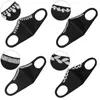 2022 New Ice Silk Black Mask Black Party Party Personaliza Decoration Pearl Rhinestone Mask