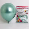 50 Pcs Latex Ballon Décoration En Métal Ballons Ronds Ballon Gonflable Pur Fête De Mariage Décor Anniversaire 12 Pouces En Gros BH4545 WLY