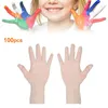 los niños guantes desechables