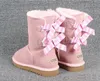 Uggit Boots Projektant mody kobiety zimowe buty śniegu Top klasyczny krótki kolano kolan Bow Bailey Fashion Bott