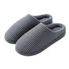 Winter Warm Slippers Plus Fleece Home Indoor Slippers Shoe NonSlip Flip Flops Bedroom Slippers House Shoes Y201026