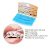 20pcs / Set Supports d'auto-ligature authodontique dentaires Roth 0,022 "Crochet 3-4-5 avec outil