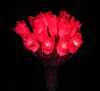 LED Işık Yukarı Gül Çiçek Parlayan Sevgililer Günü Düğün Dekorasyon Sahte Çiçekler Parti Malzemeleri Süslemeleri Simülasyon Rose SN3578