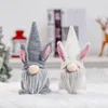 Easter Rabbit Gnome White Gray Faceless Bunny Dwarf Doll Lovers Kids Easter Rabbit Toys Spring Home Office Table Decoration