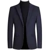 Nouveaux hommes laine Blazer affaires décontracté coupe ajustée Blazers fête mariage hommes robe costumes laine vestes Blazers terno masculino278S