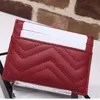 Couro genuíno Luxos Designers Moda Masculina Feminina Porta-cartões Minicarteiras de pele de carneiro preta Bolsa de moedas Bolso interno Slot