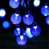 30 Sfera di cristallo LED Lampada solare Power String Fairy Lights Ghirlande Giardino Decorazioni natalizie per esterni 8 modalità 6,5 m