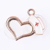 Fashion nurse metal bling shoe charm buckle shoes parts