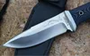 Y-start Brandon Swordfish couteau à lame fixe lame de AUS-8A satinée manche Micarta gaine en cuir couteau de chasse tactique EDC