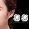 2020 Zircon Pearl Ear Studs Pendientes de moda Cómodos pendientes hipoalergénicos sin plomo Regalo de Zirconia sintética