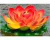 Diameter 60cm Large artificial lotus flower Floating pool decoration six color in stock free shipping