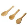 Kitchen Bamboo Wooden Rice Spoon Kitchen Spatula Cooking Utensil Tool Soup Teaspoon Catering Rice Scoop For Kitchen Customizable DBC BH4470