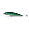 50 stks / partij laser minnow vissen lokt hard aas stick aas 11cm 13,4 g 4 # haken populaire vissen lokt 8 kleuren (MI027)