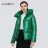 GASMAN Black Patchwork Fashion Brand Veste d'hiver pour femme Manteau pour femme Parka Femme Coupe-vent Puffer Veste épaisse 005 201214