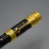 5A qualité noir métal stylos plume mode bureau papeterie luxe stylo calligraphie stylos à encre pour cadeau de noël diamant couleur r298t