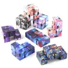 Fidget Toy Infinite Cube Pack Игрушечная стресс и тревога Сброс прохладный рукой Спиннер Мини игрушки Infinity Fishgets Кубики для детей Adhhd