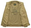 Men's Jacket Plus 3XL size Loose cotton solid Military Men Spring mens Casual Coats warm Jackets 201105