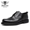 Kleid Schuhe Desai Männer Winter Echtes Leder Derby Für Mann Casual Offical Business Echt Schwarz Classic Custom Shoe Made in China 20211