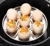 Metal Egg Scissors 304 roestvrijstalen ei-gereedschap Topper Shell Cutter Opener Gekookte Rauwe Open Creatieve Keuken