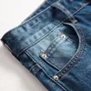 2021 Printemps Nouveau Mode Hommes déchirés Jeans détruits Denim Denim Pantalons élastiques Hombre Summer Hou Hip Hop Streetwear Pantalons 42