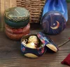 Tinplate Jar Retro Ronde Lege Candy Gift Box Wensen Kleine Kaars Jar Tin Can Drum Shape Metal Cute Home Decor Opbergcontainer