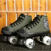 5 farbe Neue Stil Patines Erwachsene Zweireihige Rollschuhe Vier-sheel Erwachsene Männer Frauen Outdoor Roller Schuhe1