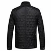 2020 Inglaterra moda homens jaqueta de diamante algodão acolchoado de manga comprida UK Mens clássico outwear Londres acolchoado casaco masculino roupas preta